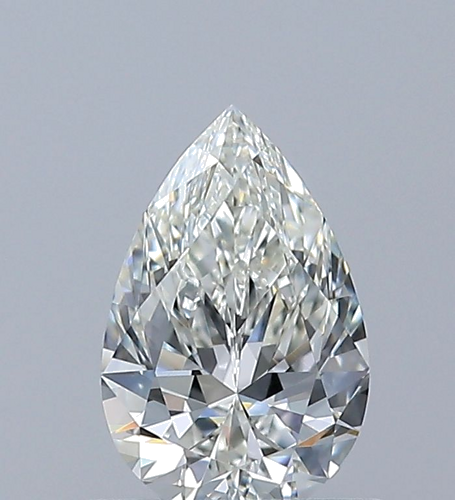 0.6 carat I-VVS1 Natūralus Pear Deimantas (1)