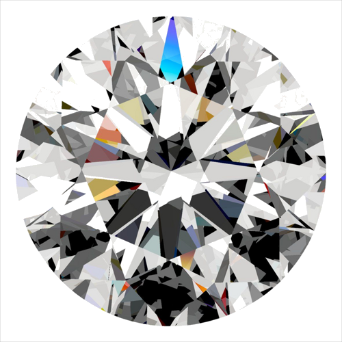 0.32 carat E-FL Excellent cut Natūralus Round Deimantas (1)