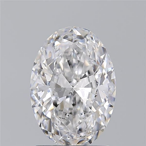 1.71 carat D-SI2 Natūralus Oval Deimantas (1)