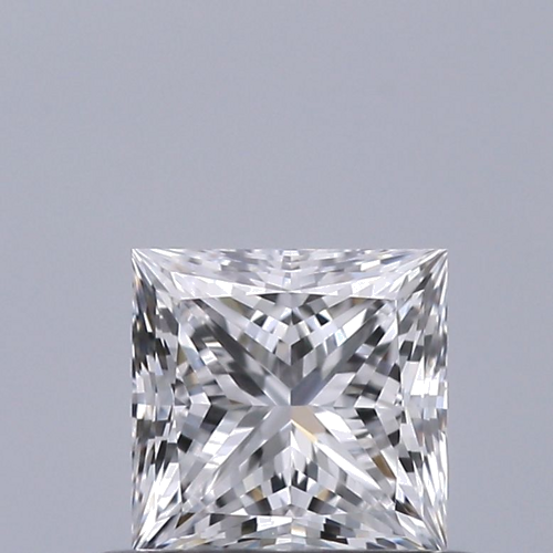 0.5 carat D-VVS1 Natūralus Princess Deimantas (1)