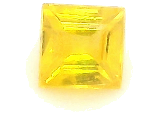 0.26 carat YELLOW Square Safyras (1)