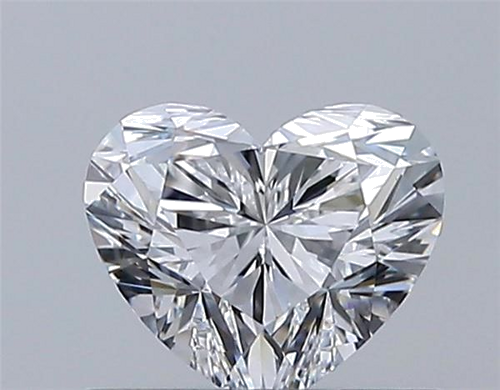 0.5 carat D-VVS2 Natūralus Heart Deimantas (1)