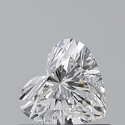 0.53 carat D-VVS2 Natūralus Heart Deimantas (1)