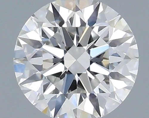 0.43 carat F-VVS2 Excellent cut Natūralus Round Deimantas (1)