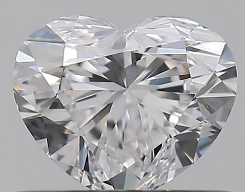 0.5 carat D-VVS1 Natūralus Heart Deimantas (1)