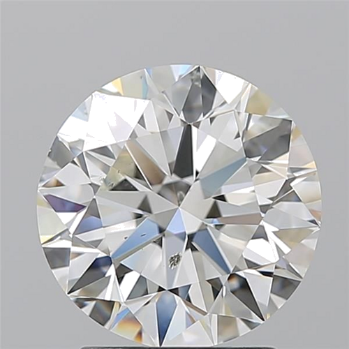 2.51 carat I-SI2 Excellent cut Natūralus Round Deimantas (1)