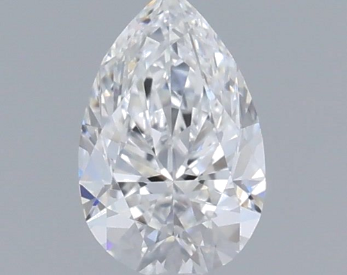 0.31 carat D-VVS2 Natūralus Pear Deimantas (1)