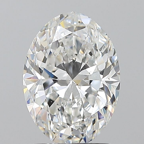 1.7 carat F-SI1 Natūralus Oval Deimantas (1)