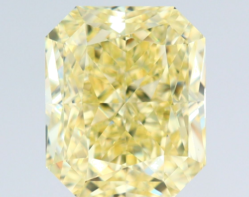 3.64 carat Fancy Yellow-VVS1 Natūralus Radiant Deimantas (1)