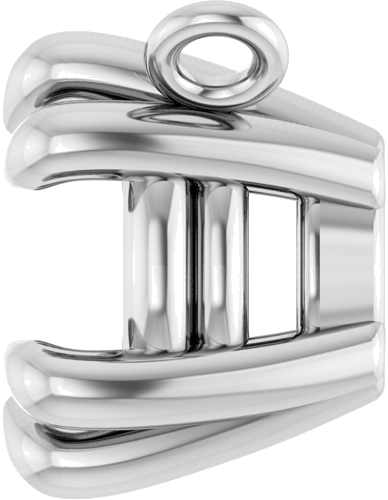 Pakabukas „Round 4-Prong Double-Claw“ 585 Baltojo Aukso Round 6mm (3)