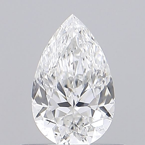 0.5 carat F-SI1 Natūralus Pear Deimantas (1)
