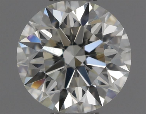 0.42 carat J-VVS2 Excellent cut Natūralus Round Deimantas (1)