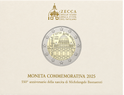 2025 Vatican Michelangeloi 2 euro coin (3)