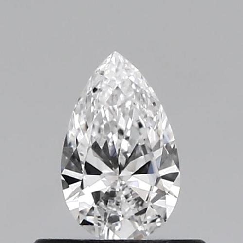 0.32 carat D-VVS1 Natūralus Pear Deimantas (1)