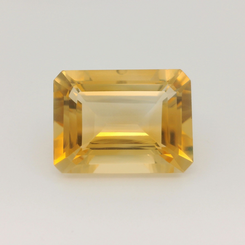 11.06 carat YELLOW STEP cut Octagonal Citrine (1)