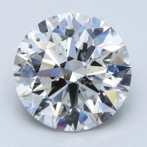 2.7 carat F-SI2 Excellent cut Natūralus Round Deimantas (1)