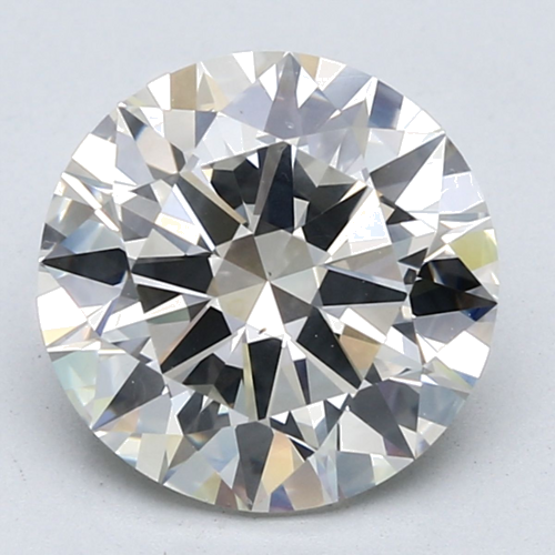 3.76 carat I-SI1 Excellent cut Natūralus Round Deimantas (1)