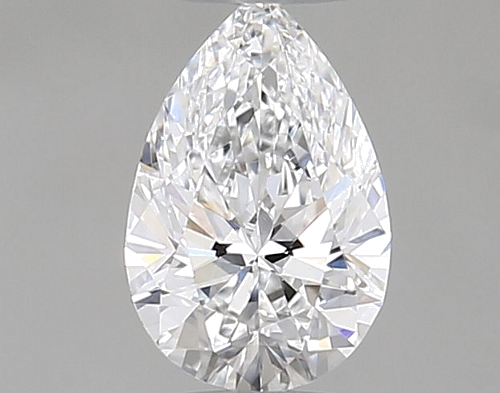 0.28 carat D-VVS2 Natūralus Pear Deimantas (1)