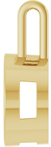 Pakabukas „Bezel-Set Solitaire“ 14k yellow gold Oval 12mm x 10mm (3)