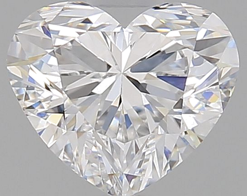 0.7 carat D-VS1 Natūralus Heart Deimantas (1)