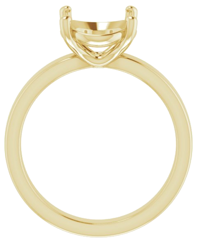 Sužadėtuvių Žiedas „Solitaire“ 14k yellow gold Oval 11mm x 9mm (2)