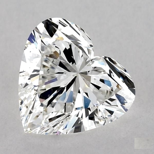 2.01 carat E-SI1 Natūralus Heart Deimantas (1)