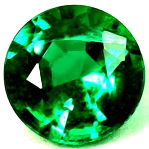 0.27 carat GREEN Round Smaragdas (1)