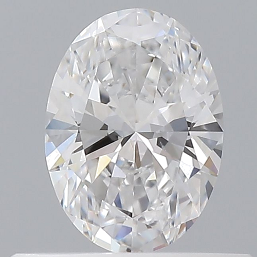 0.43 carat D-VVS2 Natūralus Oval Deimantas (1)