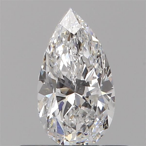 0.42 carat D-VS2 Natūralus Pear Deimantas (1)