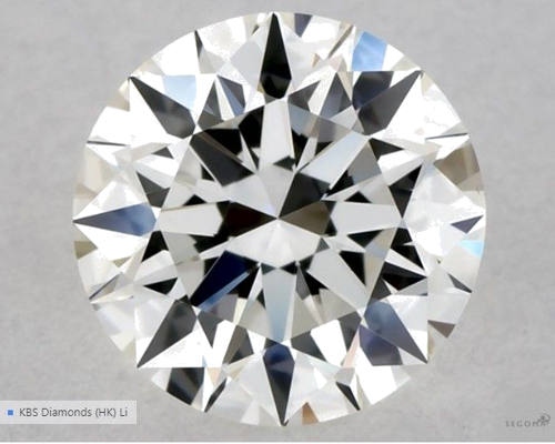 0.55 carat G-VVS2 Excellent cut Natūralus Round Deimantas (1)