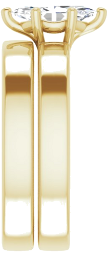 Sužadėtuvių Žiedas „Solitaire“ 14k yellow gold Marquise 9mm x 4.5mm (9)
