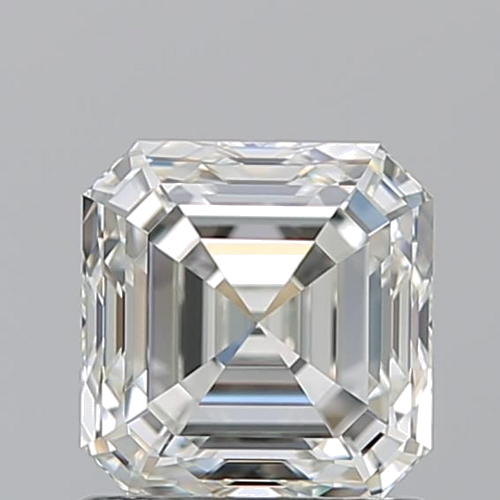 1.21 carat I-VVS1 Natūralus Asscher Deimantas (1)
