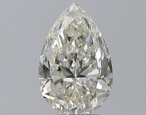3.01 carat K-SI2 Natūralus Pear Deimantas (1)