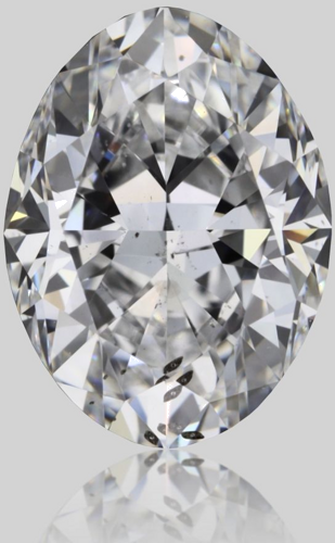1.01 carat E-SI2 Natūralus Oval Deimantas (1)