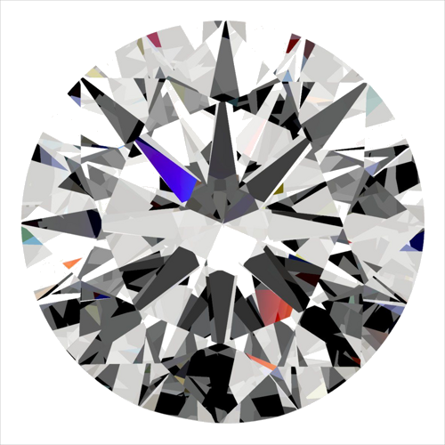 0.3 carat E-VVS1 Excellent cut Natūralus Round Deimantas (1)