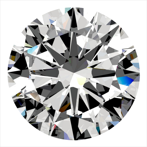 0.3 carat G-SI2 GD cut Natūralus Round Deimantas (1)