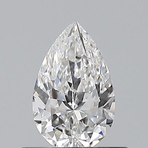 0.5 carat E-VVS2 Natūralus Pear Deimantas (1)