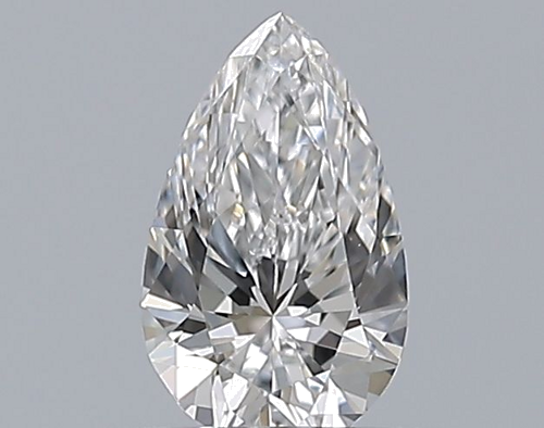 0.37 carat D-VS1 Natūralus Pear Deimantas (1)