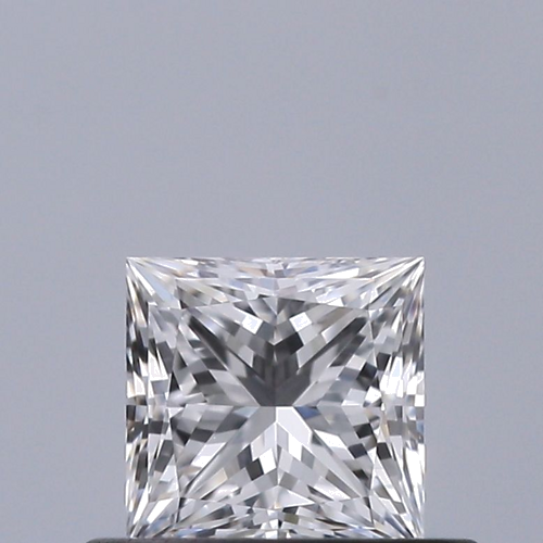 0.44 carat D-VVS1 Natūralus Princess Deimantas (1)
