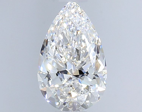 0.5 carat D-VS1 Natūralus Pear Deimantas (1)