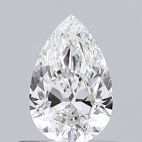 0.5 carat G-SI1 Natūralus Pear Deimantas (1)
