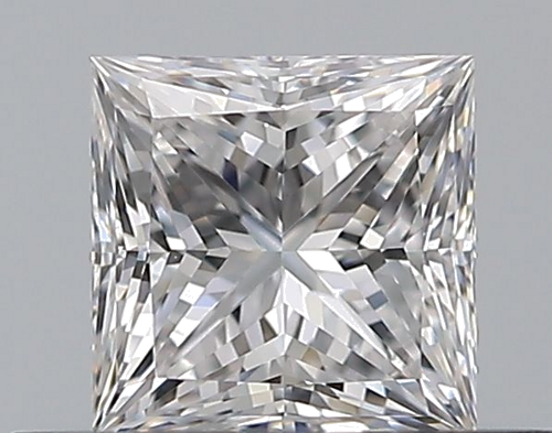 0.41 carat D-VVS1 Natūralus Princess Deimantas (1)