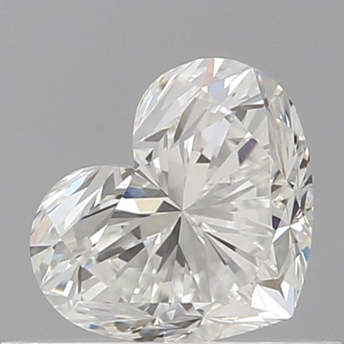0.5 carat G-VVS2 Natūralus Heart Deimantas (1)