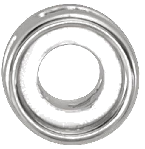 Sterling Silver 4 mm Round Bezel-Set Pendant Mounting (1)