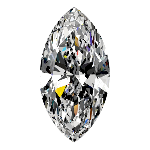 0.3 carat F-VVS2 Natūralus Marquise Deimantas (1)