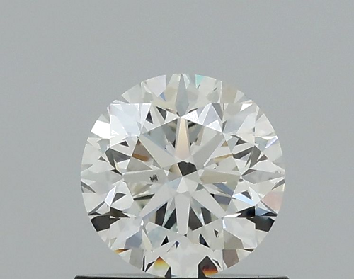 0.71 carat F-SI1 Very Good cut Natūralus Round Deimantas (1)