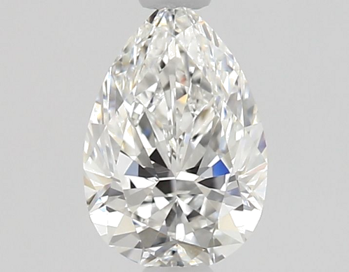 0.55 carat F-VVS1 Natūralus Pear Deimantas (1)