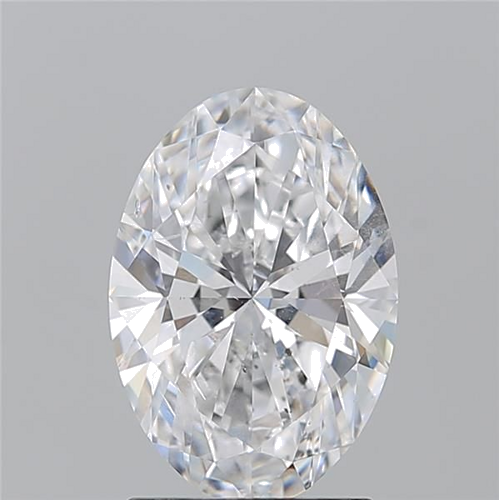 2.01 carat D-SI2 Natūralus Oval Deimantas (1)