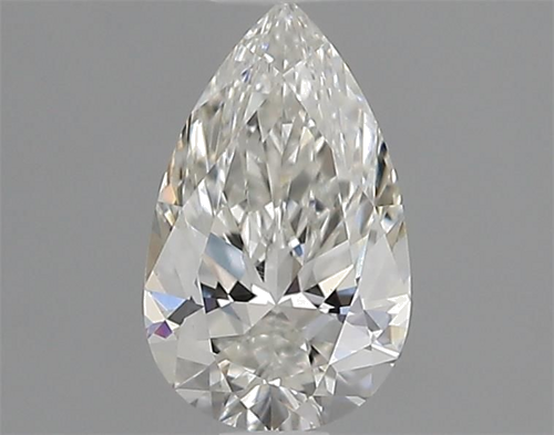0.4 carat G-VS2 Natūralus Pear Deimantas (1)