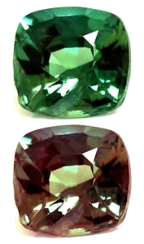 0.34 carat GREEN Cushion Alexandrite (1)